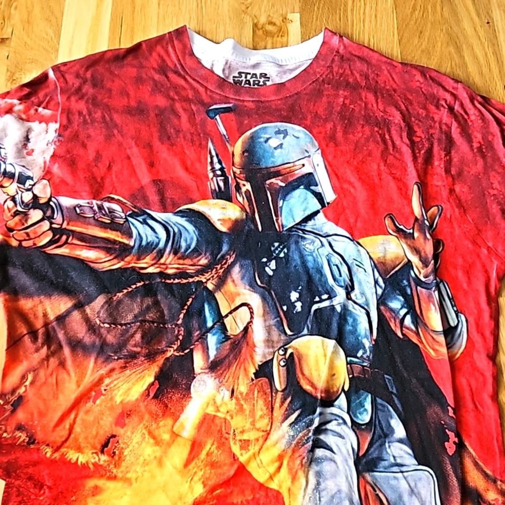 Mens Star Wars Mandelorian tee Sz L